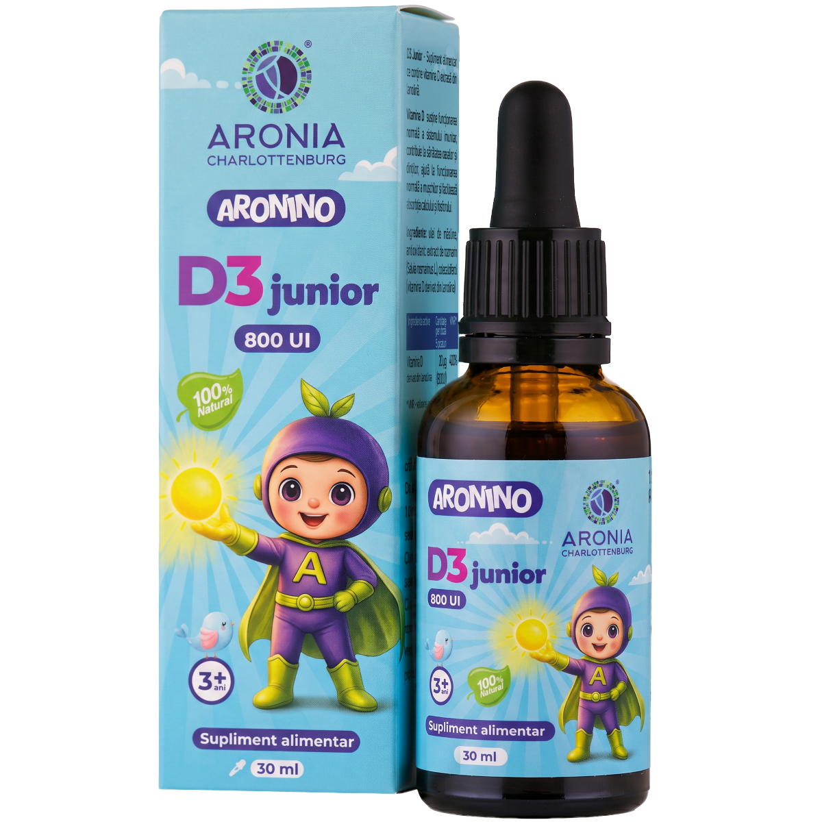 Vitamina D3 Junior 800 UI | Aronia Charlottenburg - imagine 2