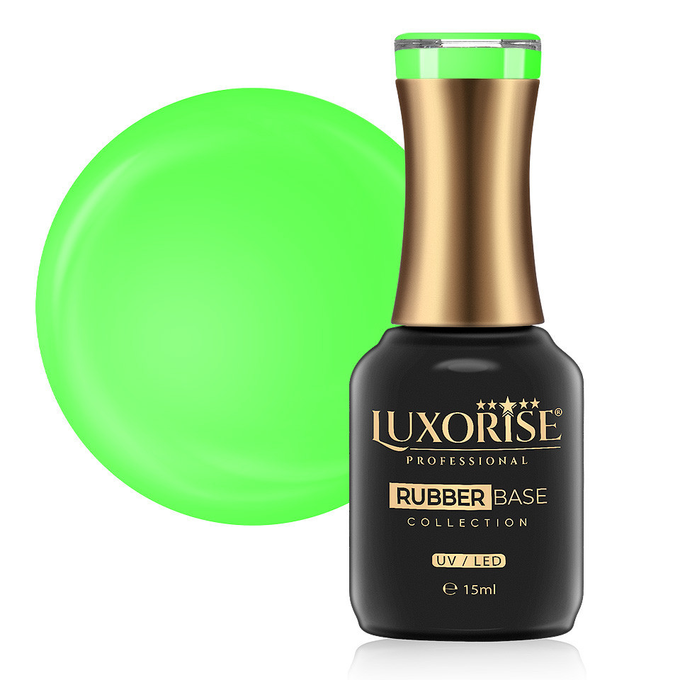 Rubber Base Luxorise Green 15ml - Nivelare și Aderență
