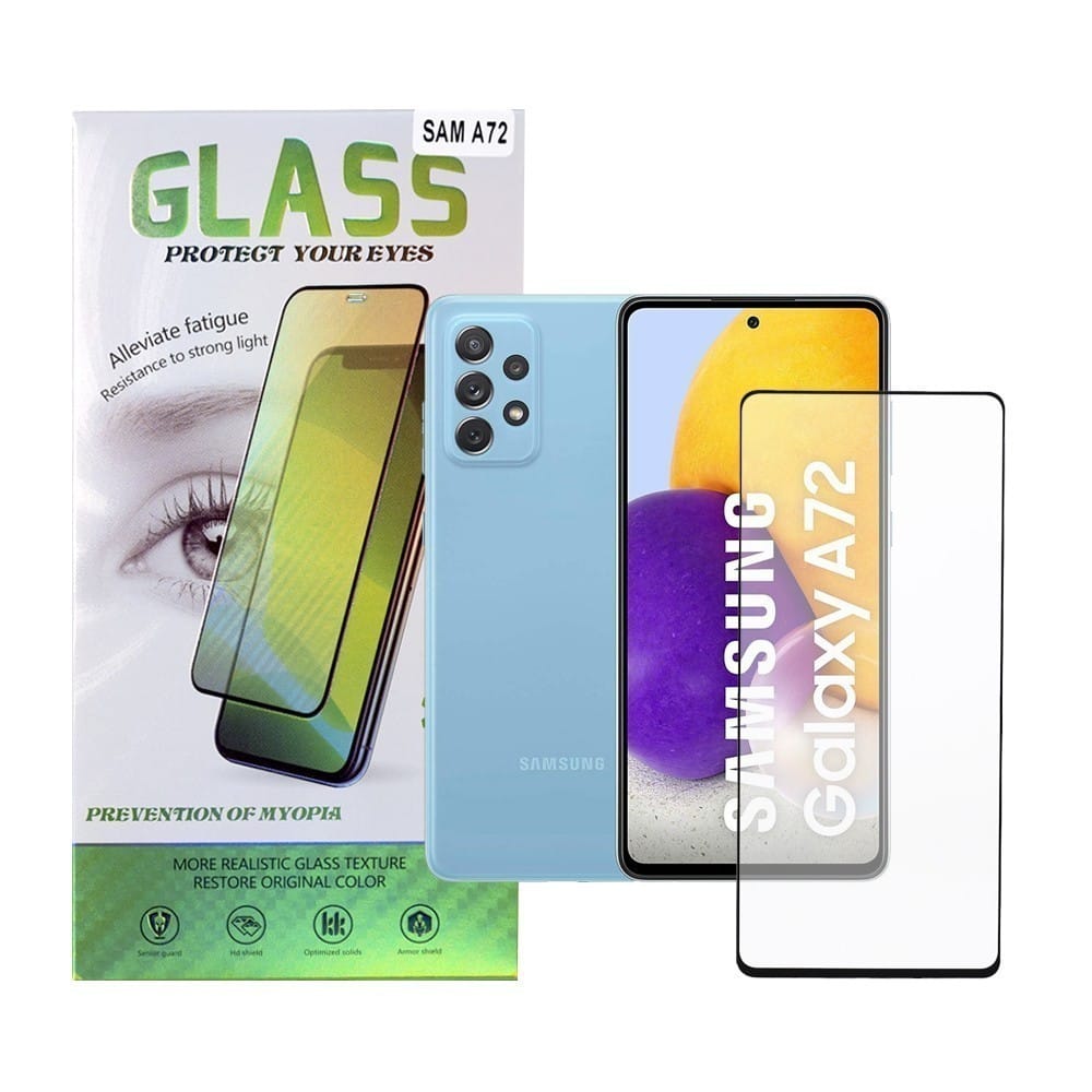 Folie Sticla 9H Samsung Galaxy A72 Spacer - Protectie Totala - imagine 2