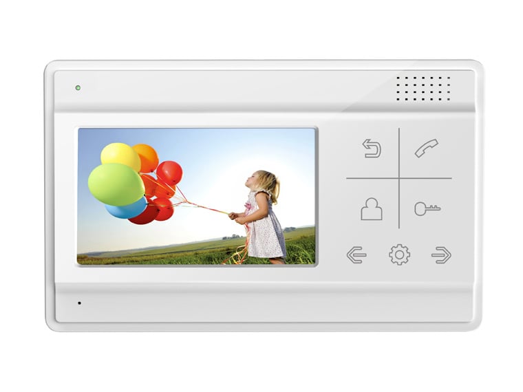 Monitor LCD Safer 4.3" Video Intercom cu Yală Electromagnetică