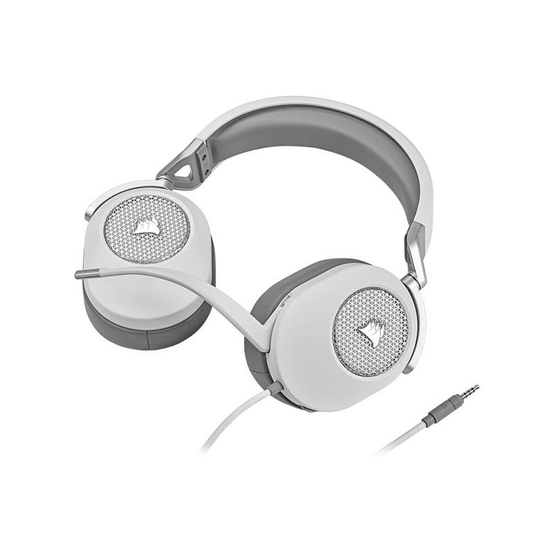 Casti Gaming CORSAIR HS65 Surround 7.1 Alb - 50mm - imagine 3