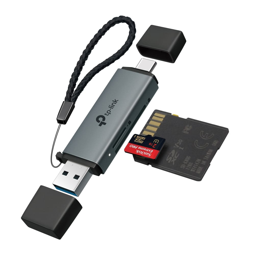Cititor de carduri TP-LINK UA430D USB 3.0 Type-C și A SD microSD - imagine 11