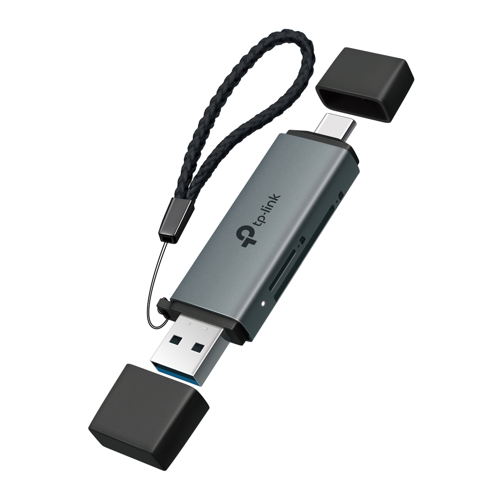 Cititor de carduri TP-LINK UA430D USB 3.0 Type-C și A SD microSD