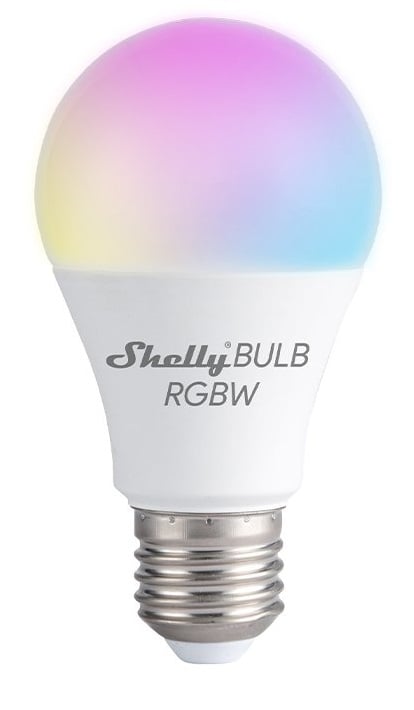 Bec LED RGBW Shelly Duo WiFi, Dimabil, E27