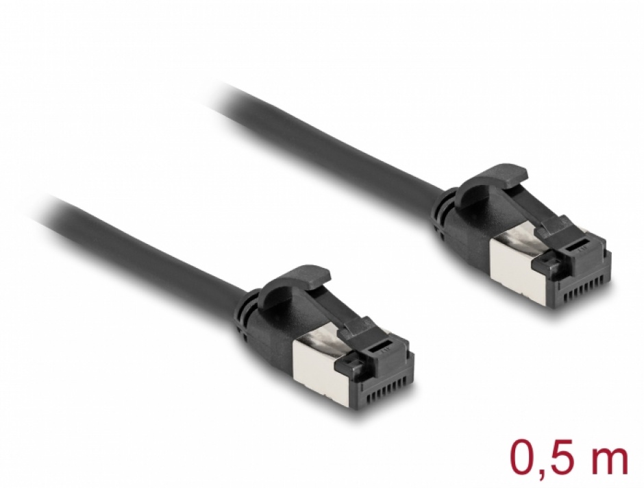 Cablu RJ45 FTP Cat.8.1 Flexibil 0.5m Delock