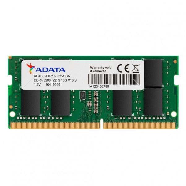 Memorie RAM ADATA 16GB DDR4 3200MHz SODIMM - Performanță Laptop