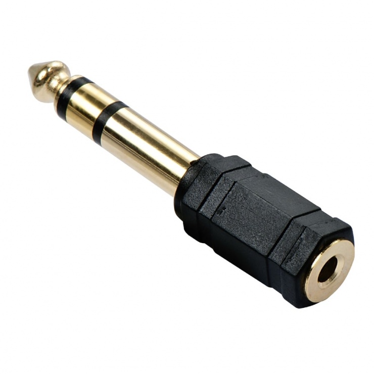 Adaptor Lindy Jack 6.3mm la 3.5mm Stereo