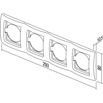 Rama cvadrup oriz maro TEM Modul OE40CB-U