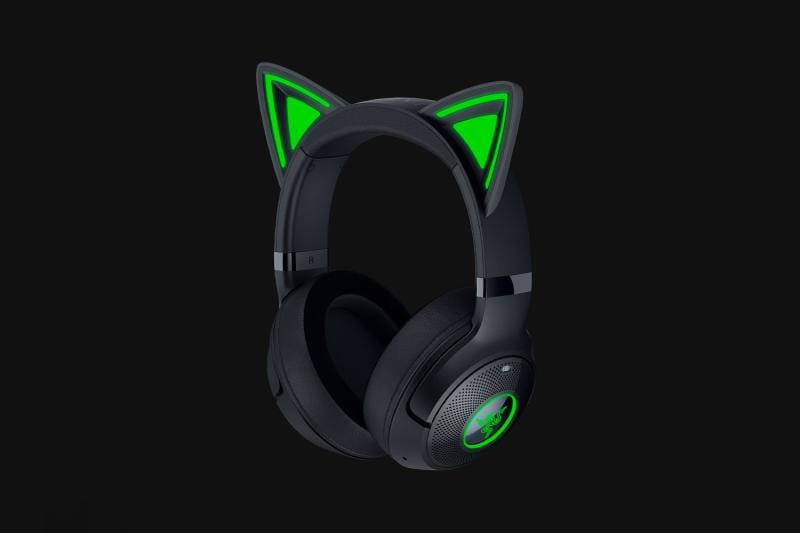 Căsti RAZER Kraken Kitty V2 Bluetooth 5.2 Quartz USB-A Negru - imagine 2
