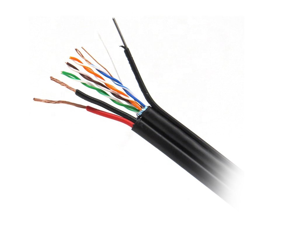 Cablu Siamez CAT 5E cu Alimentare, Atu tech