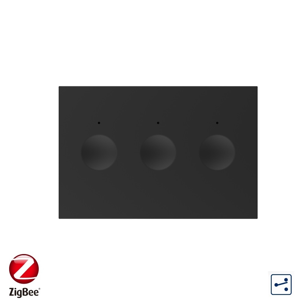 Modul Touch ZigBee Livolo Triplu Standard Italian - imagine 5