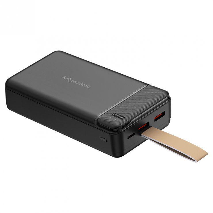 Power Bank OEM 30000 mAh Negru, Încărcare Rapidă 22,5 W