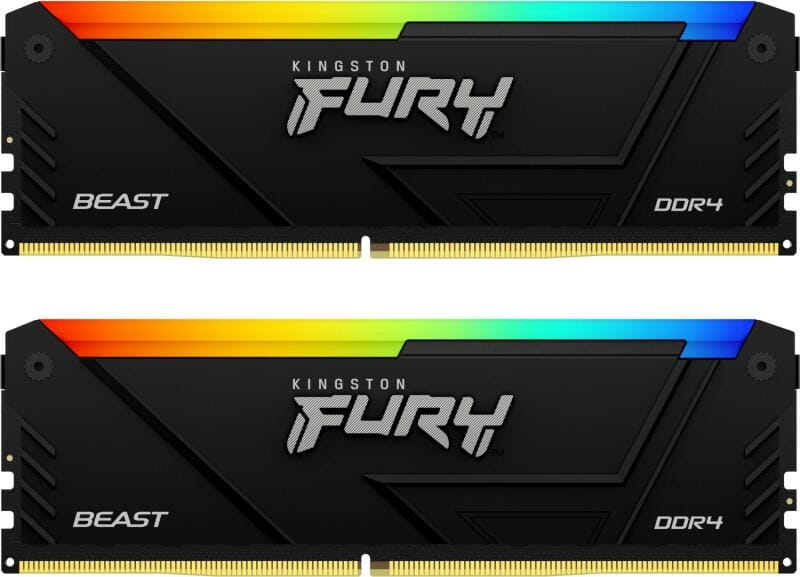Memorie Kingston DDR4 16GB (2x8GB) 3200MHz RGB Fury Beast - imagine 3