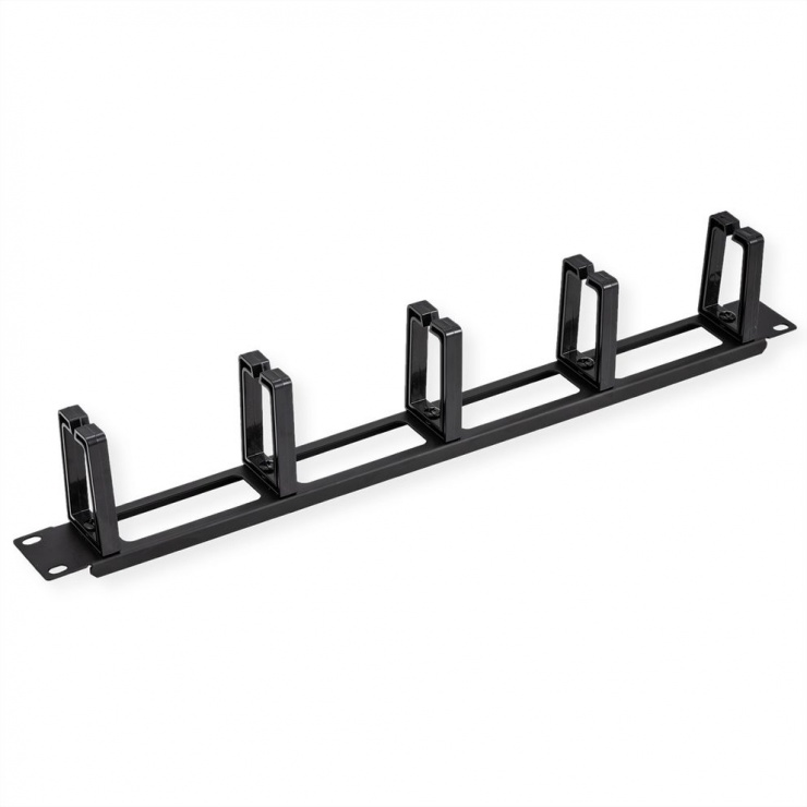 Organizator Cabluri 19" 5 Inele Negru | Value