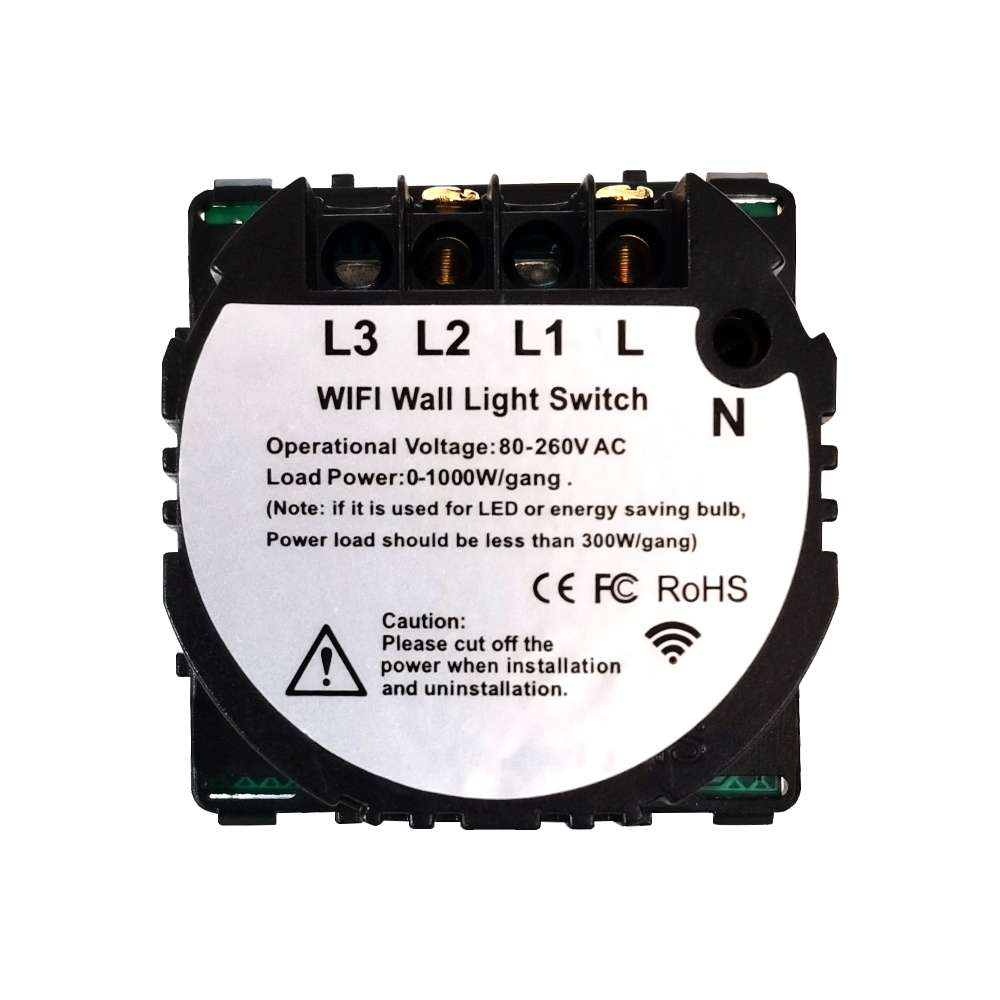Modul Intrerupator Wi-Fi+RF433 LUXION Touch - imagine 4