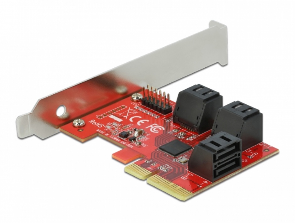 Placă PCI-E 6x SATA III Delock 89042