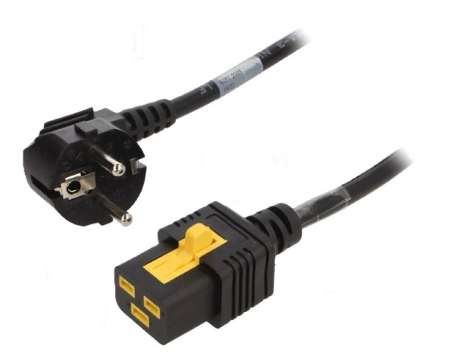 Cablu Schuko la C19 3M cu Blocare OEM