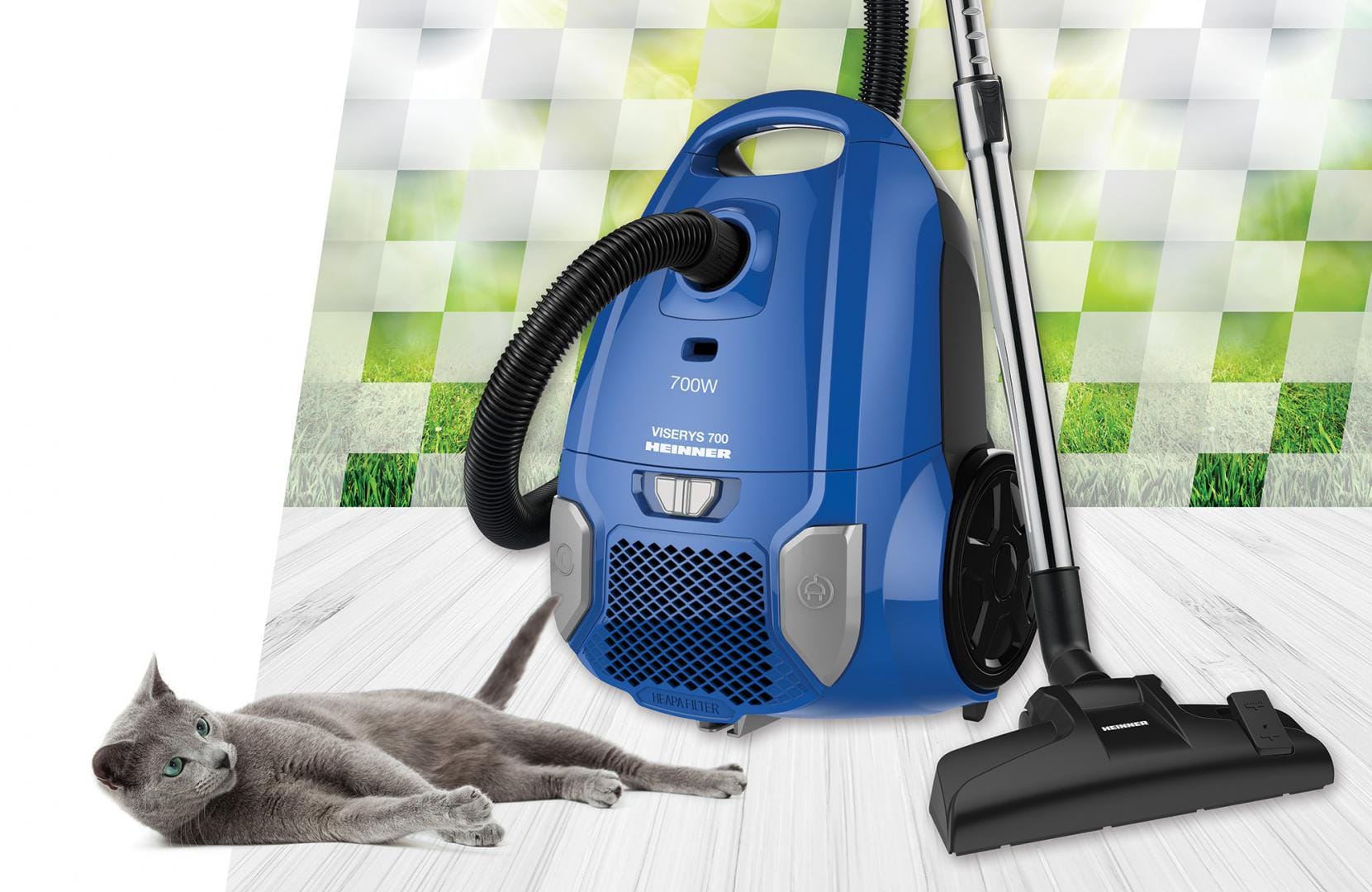 Aspirator cu sac Heinner 700W, HEPA 12 - Curățenie Eficientă - imagine 6