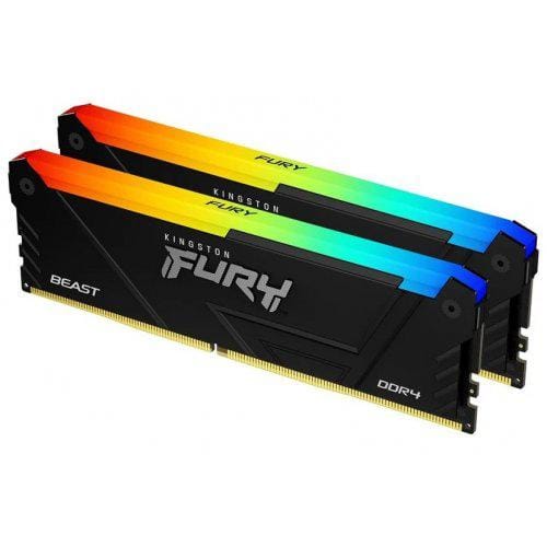 Memorie RAM Kingston DDR4 32GB 3200MHz RGB Fury Beast - imagine 3