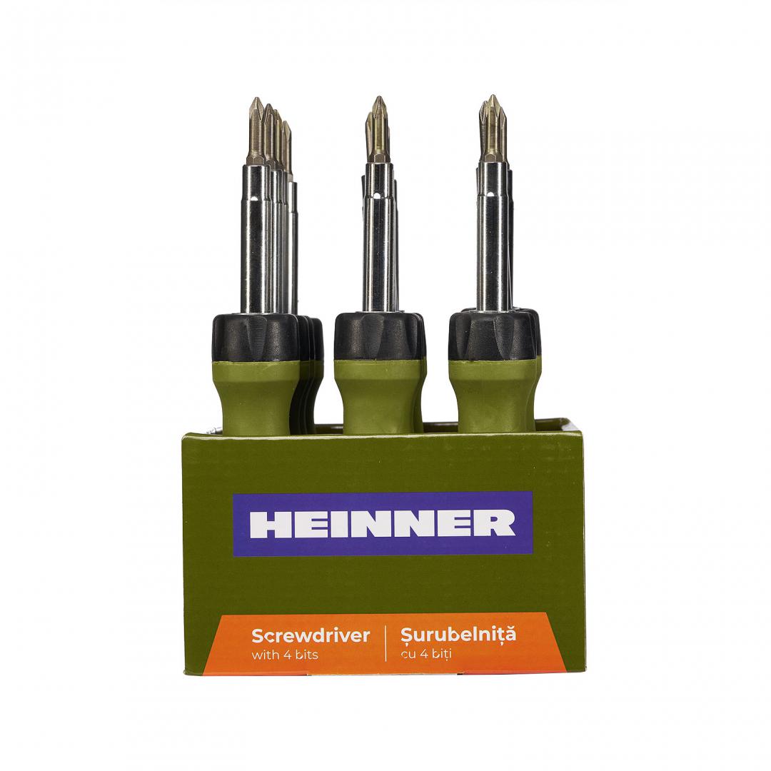 Surubelnita cu 4 Biti 75mm - Set Compact Multifunctional - imagine 3