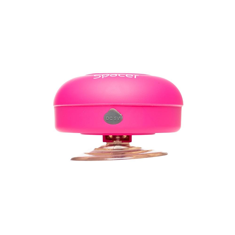 Boxa Portabila Spacer Ducky Bluetooth 3W Roz - Rezistenta la Apa - imagine 3