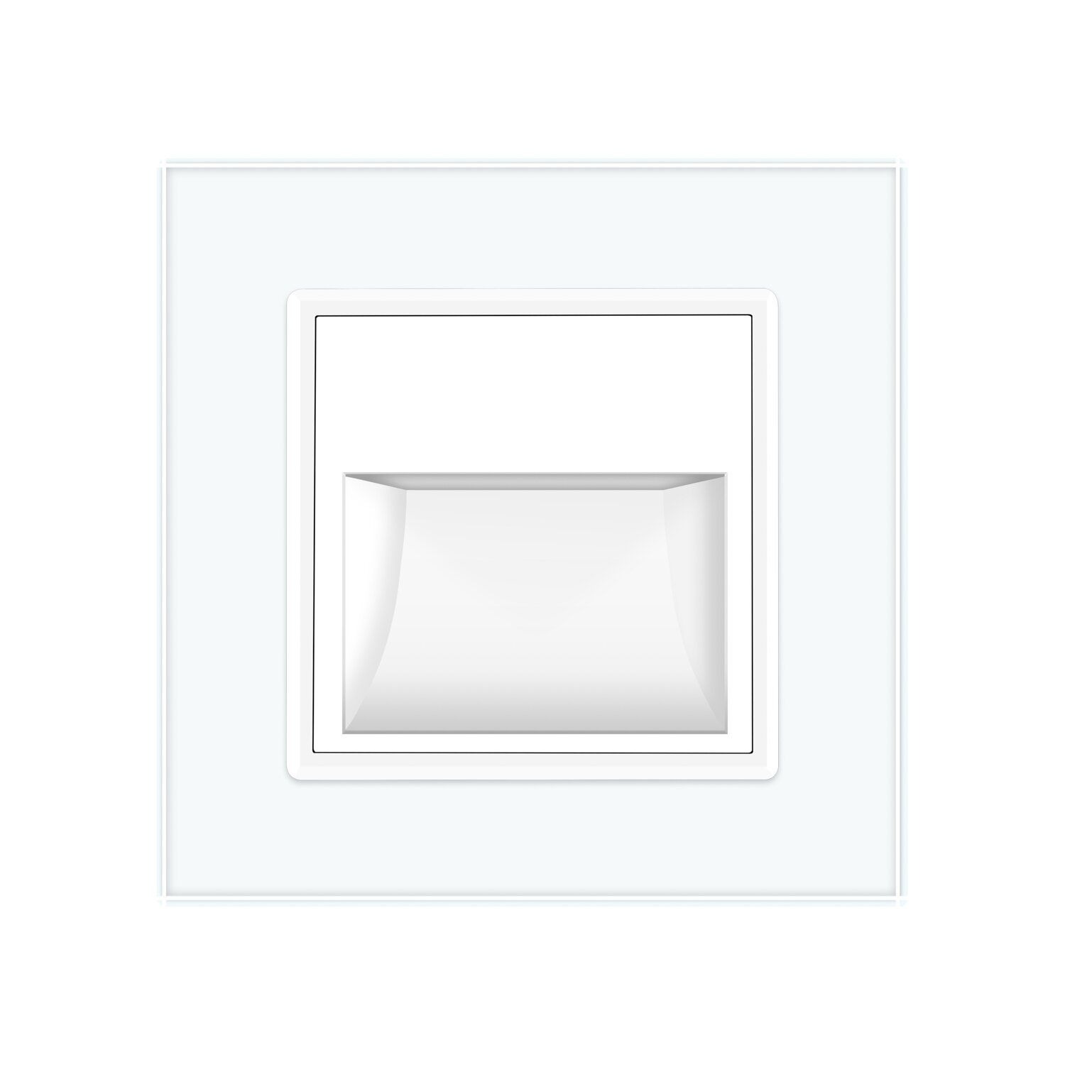 Lampă Veghe LED Livolo, Sticlă și Iluminare Caldă - imagine 2