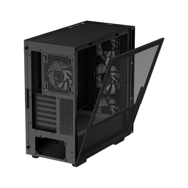 Carcasa Deepcool CH560 ARGB Mid Tower Negru - Sticla Temperata - imagine 8