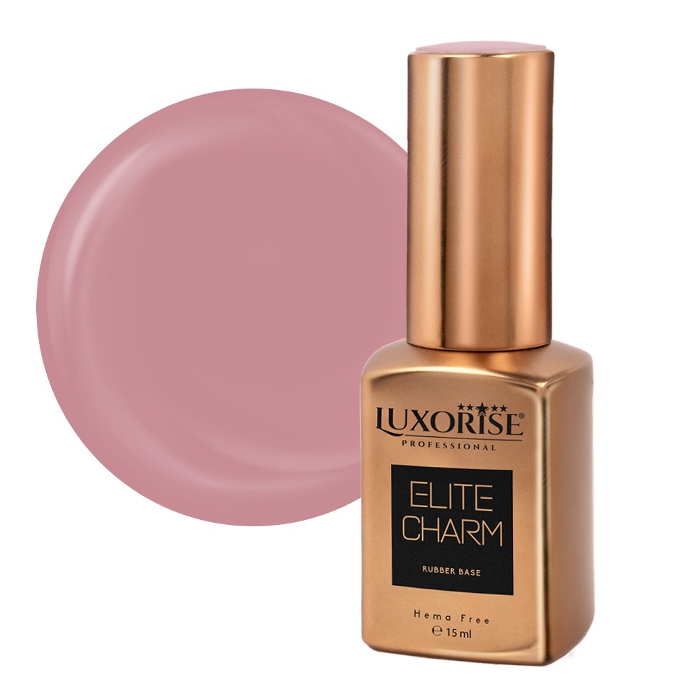 Rubber Base Hema Free Luxorise Mocha Bliss 15ml - imagine 2
