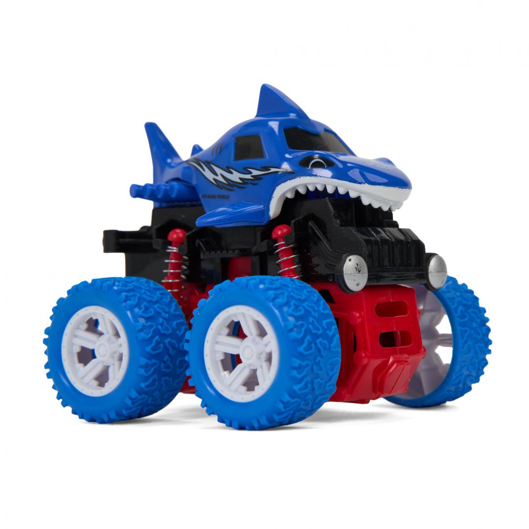 Mașină Off-Road 4x4 360° Momki - Jucărie Fricțiune Albastră