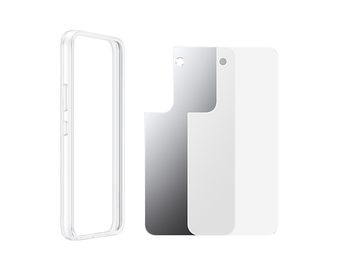 Husă Samsung Galaxy S22 Transparentă Frame Cover Originală