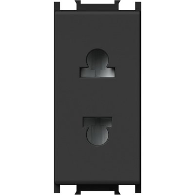 Priză Modulă Schuko 16A TEM, Negru