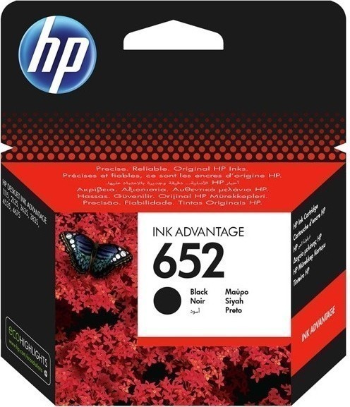 Cartuș Cerneală HP 652 Negru F6V25AE - 360 Pagini