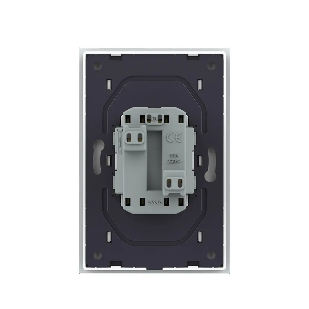 Priză Dublă Livolo Sticlă, Design Modern - imagine 4