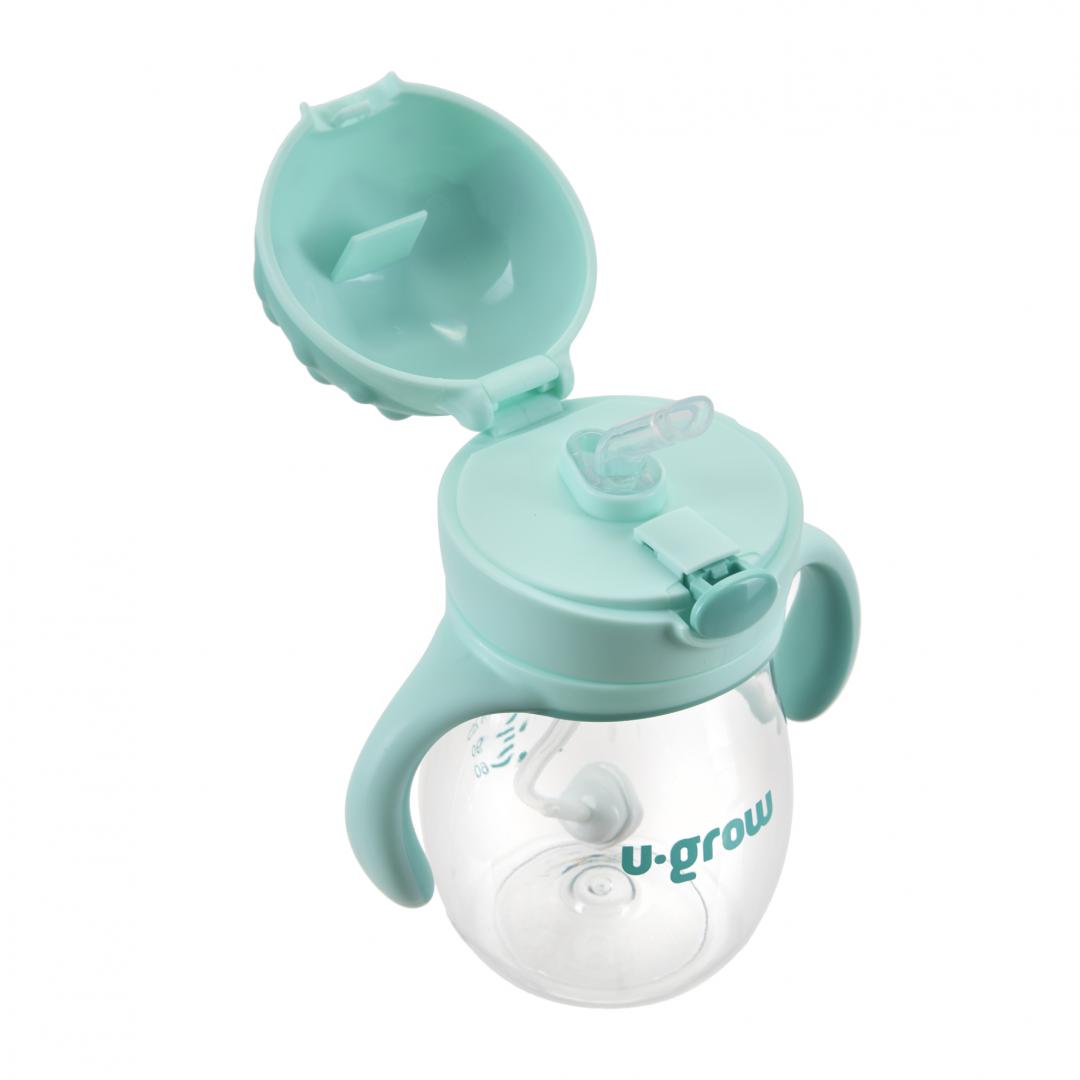 Cana Copii U-GROW Tritan 330ml cu Pai si Manere - imagine 2