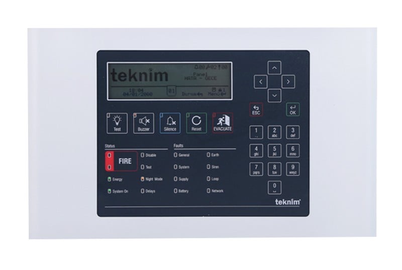 Teknim TFP-1240 Repetor Centrale LCD 72 Zone