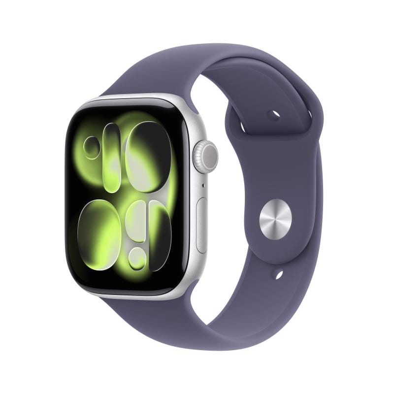 Apple Watch Series 11 GPS 46mm - Argiliu cu Bratara Purple - imagine 2