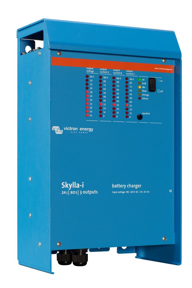 Incarcator Victron Skylla-i 24/80 (3) - 3 Iesiri, 80A, Profesional - imagine 2