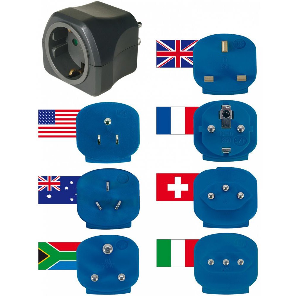 Adaptor Universal Brennenstuhl 7 in 1, 150+ Țări