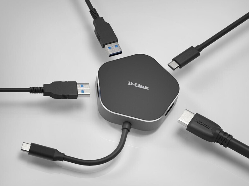 Hub USB D-Link DUB-M420 4-in-1 USB-C cu HDMI 4K și PD 60W - imagine 2