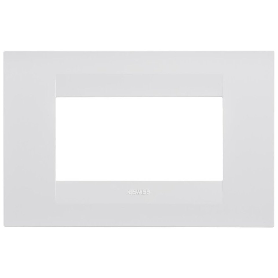 Rama ornament 4 module Gewiss Chorus Geo GW16404TB, alb