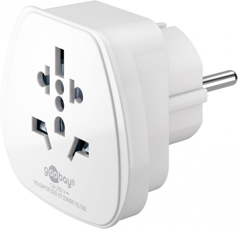Adaptor Universal UK/USA la Europa Goobay - imagine 2