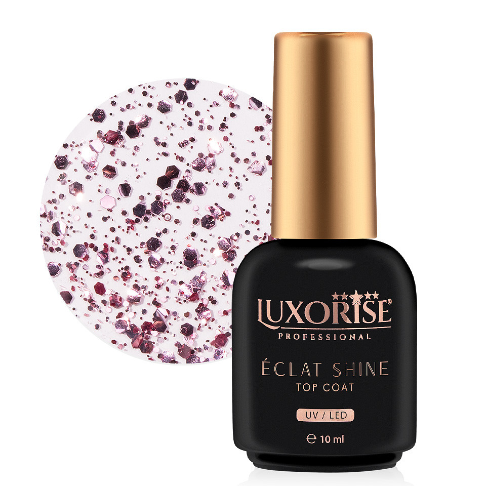 Top Coat LUXORISE Éclat Shine Rosette 10ml