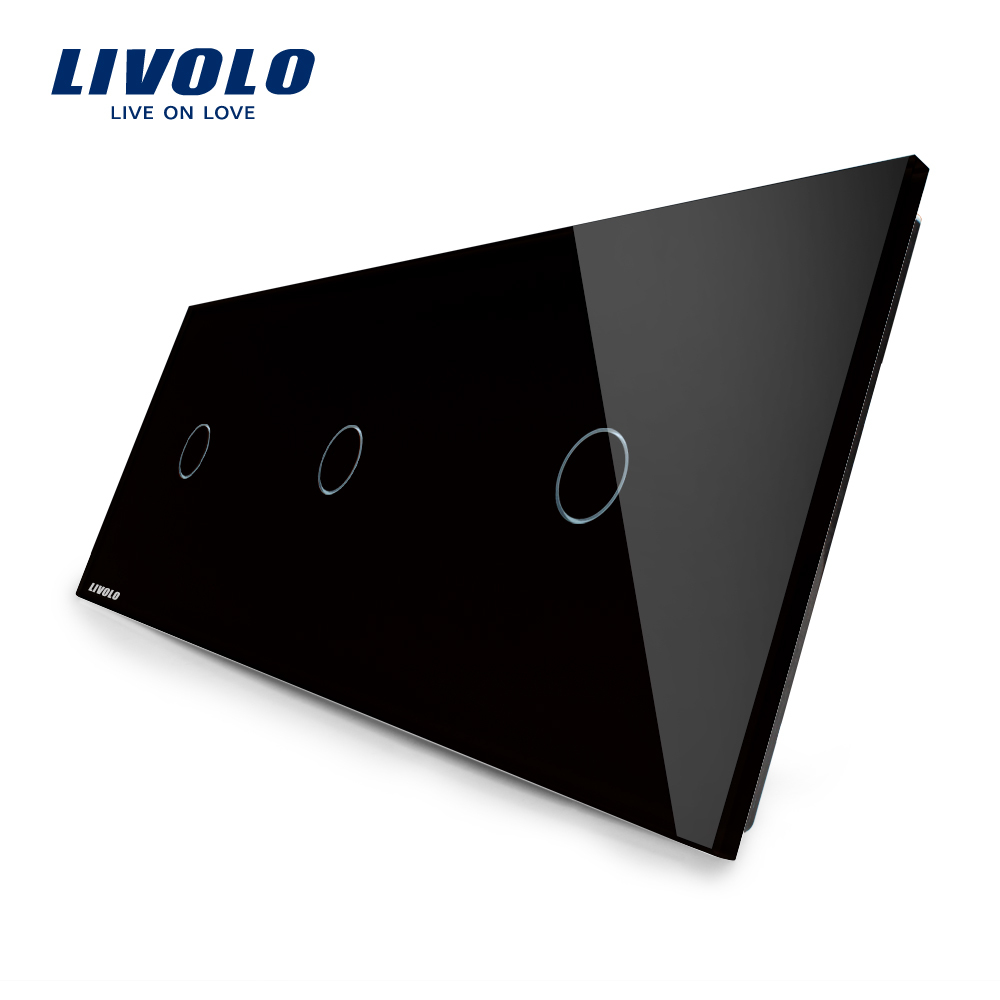 Panou Touch Livolo 3 Butoane Sticlă - imagine 7