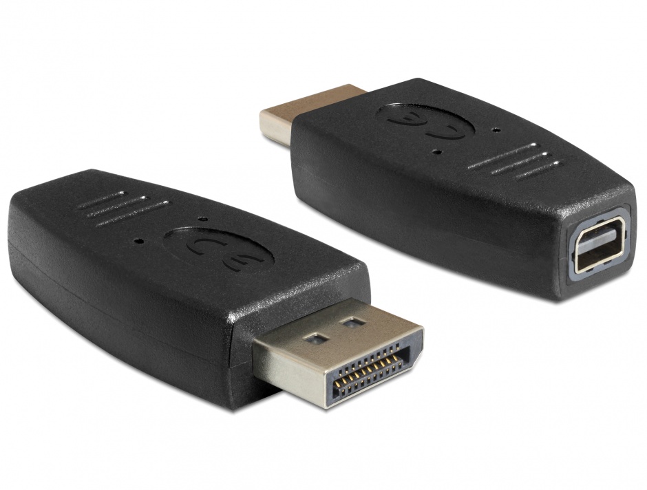Adaptor Delock DP la mini DP, Negru