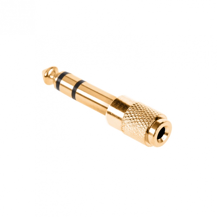 Adaptor Auriu 3.5mm la 6.35mm M-T OEM