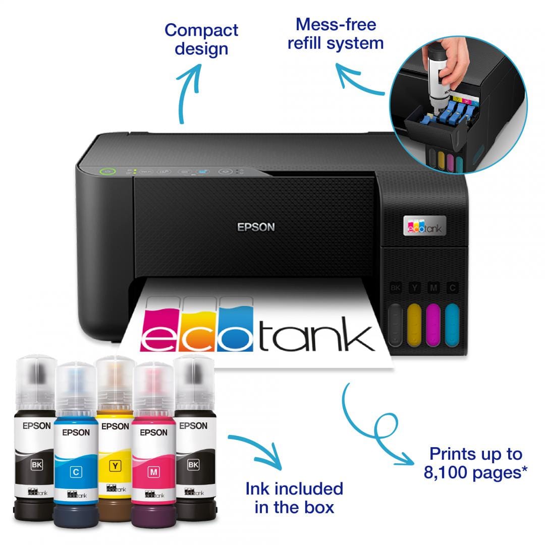Multifuncțional Epson EcoTank L3270 - Printare Eficientă Wireless - imagine 5