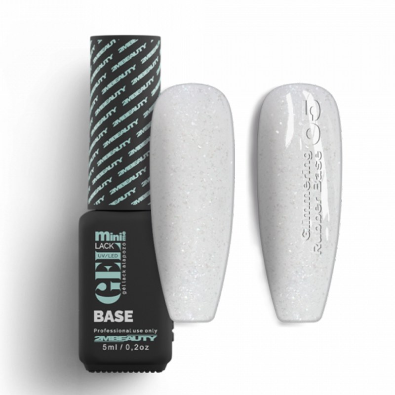 GELlack 2M Base Glimmering 5ml - Nailshop