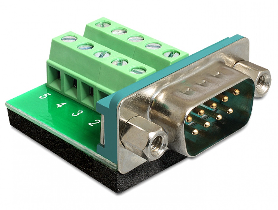Adaptor Serial 10Pini Delock la Bloc Terminal