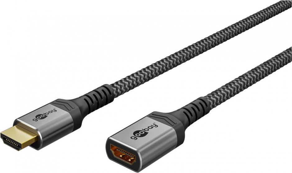 Cablu prelungitor HDMI 8K/4K120Hz Goobay 0.5m, 48 Gbit/s