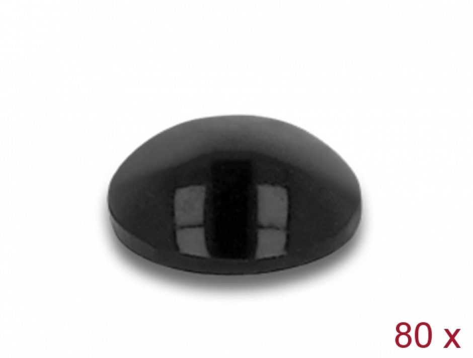 80 Picioare Cauciuc Delock 6x2mm Antivibratii